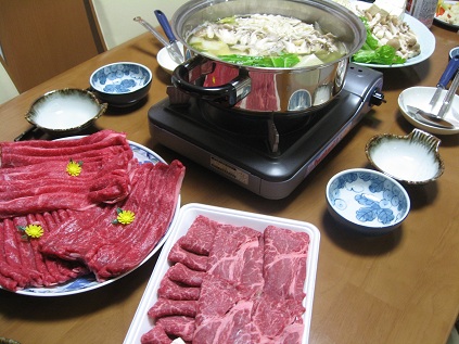 涮牛肉火锅