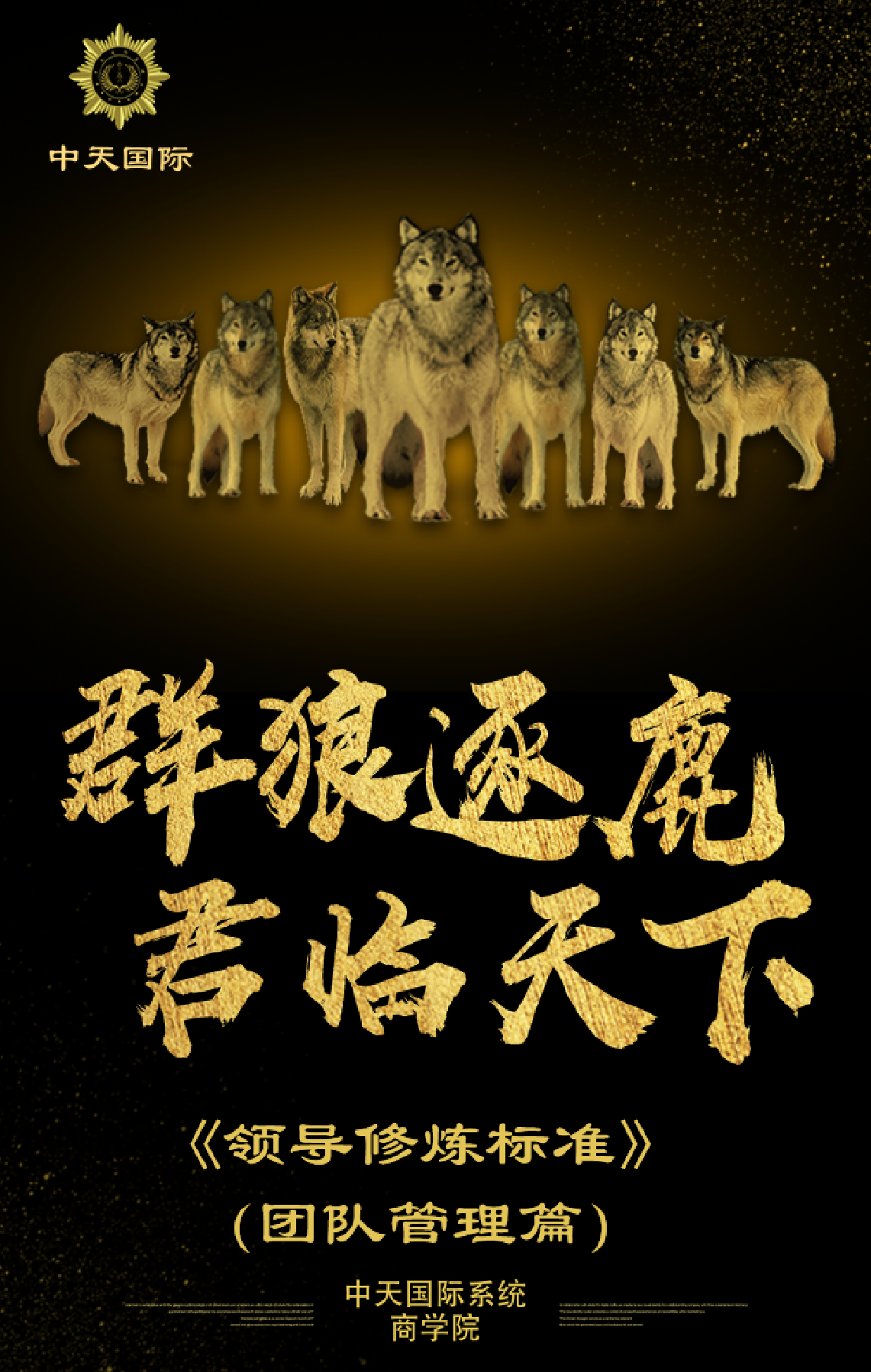 中天国际系统 --《领导修炼标准》