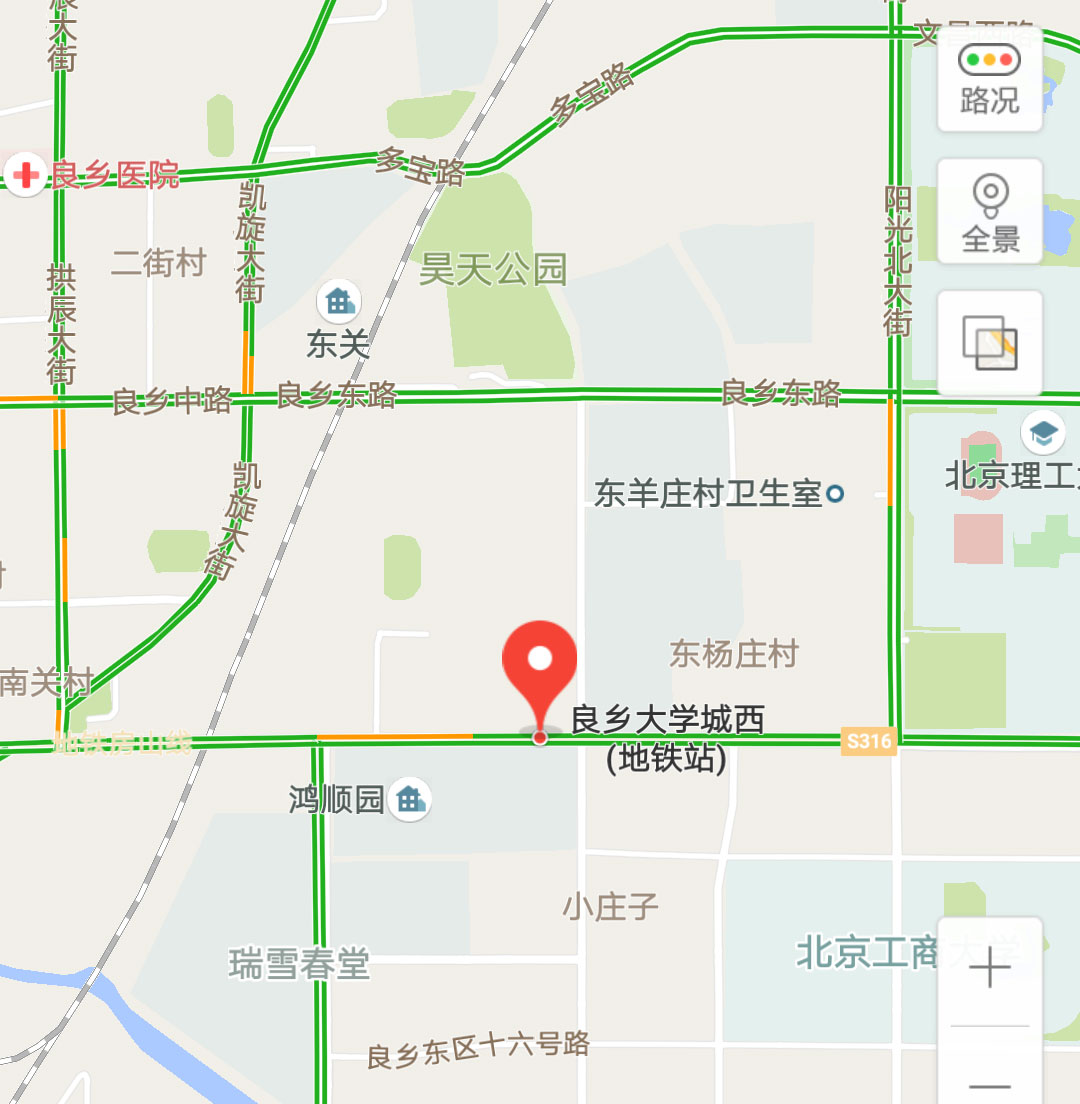 北京良乡地图图片