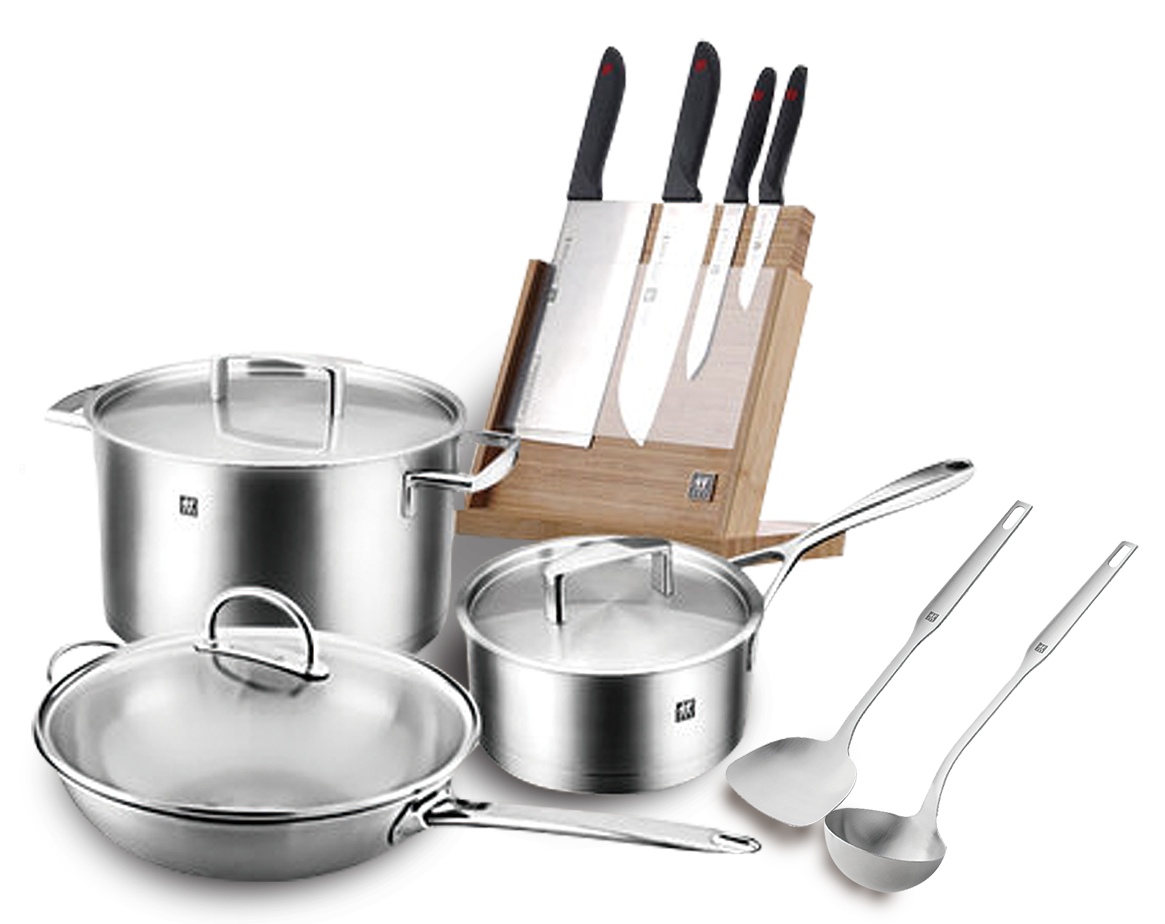 双立人厨具组合十件套64060-014