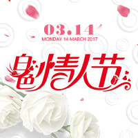 白色 情人節(jié)活動促銷模板