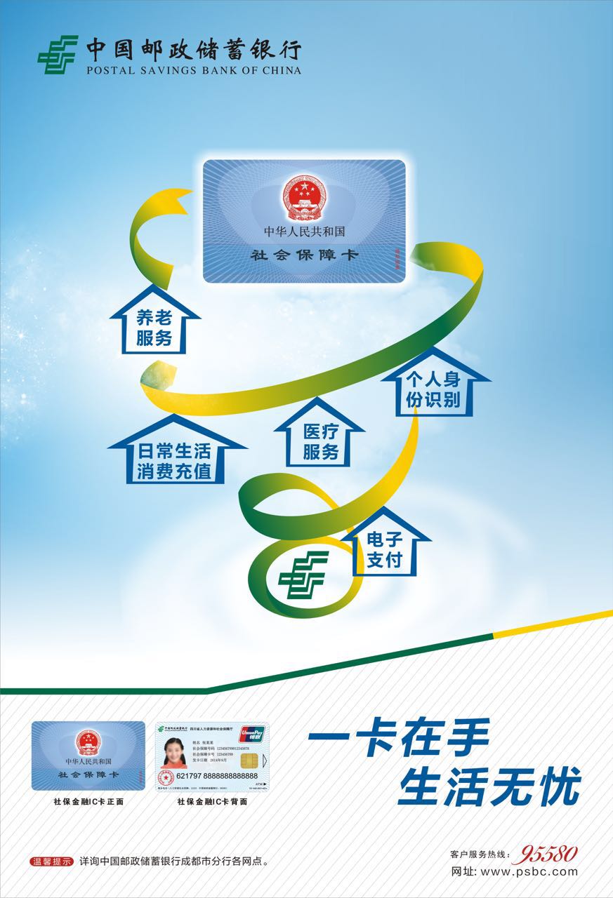 郵儲銀行社保金融IC卡