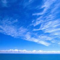 大海蓝天白云头像图片
