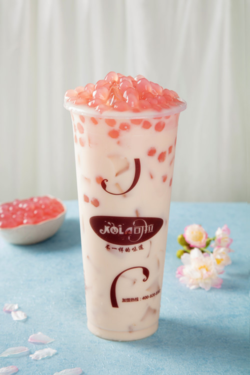 特色樱花珍珠奶茶