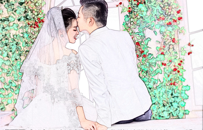 杨浩然齐齐哈尔婚礼图片
