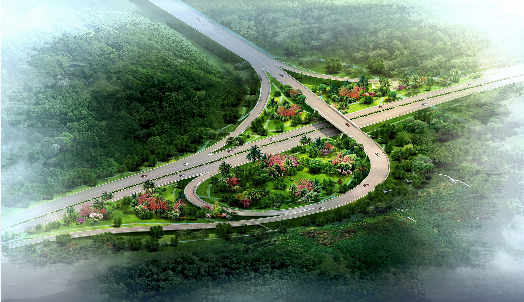如春园林-高速路景观篇