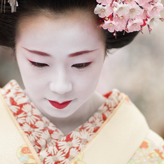 日本艺妓妆容图片图片
