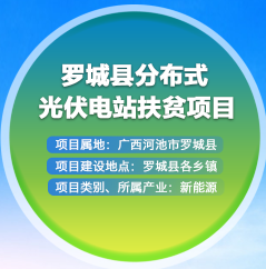 .羅城縣分布式光伏電站扶貧項目